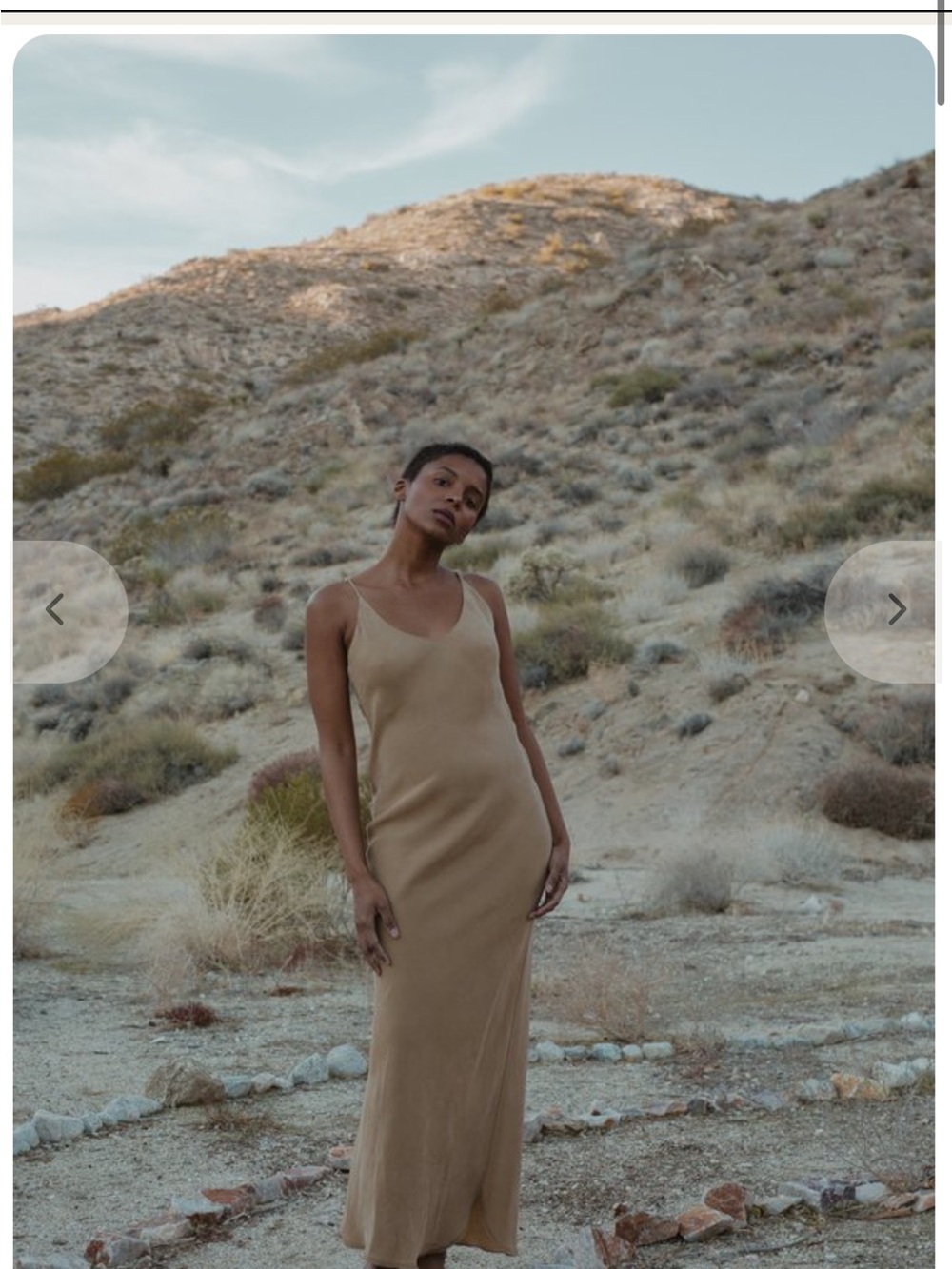 Ozma Cupro Slip Dress